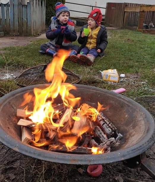 CND - Children at firepit
